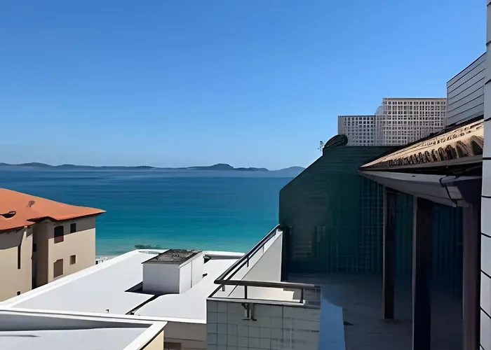 Cobertura Pe Na Areia Vista Mar Churrasqueira 12 Pessoas Arraial do Cabo